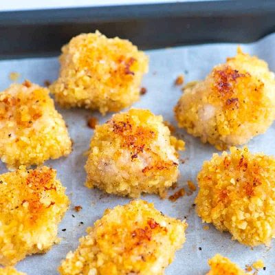 Copëza pule të pjekura krokante