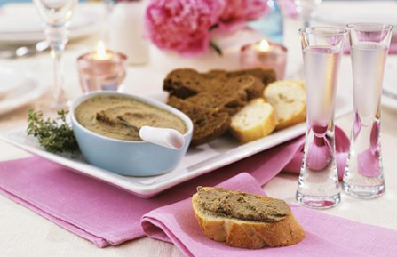 Patè mëlçie pule me marsala Patè mëlçie pule me marsala