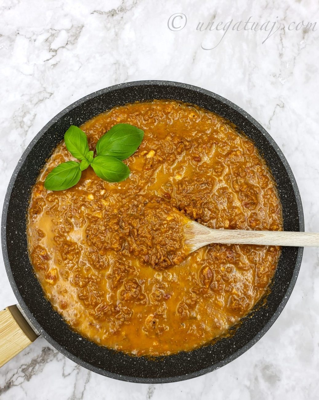 Ragu bolonjeze (kimë me mish të grirë)