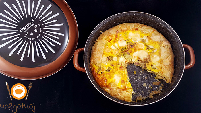 Byrek i hapur me kungull të njomë