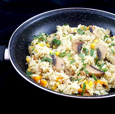 Oriz basmati me perime