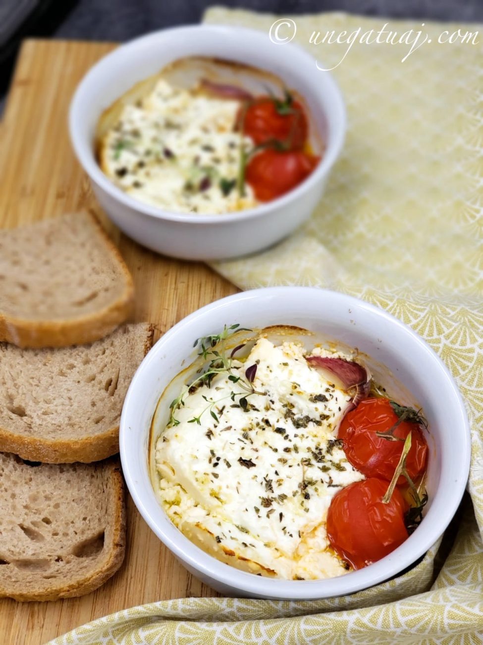 Djathë i bardhë i pjekur