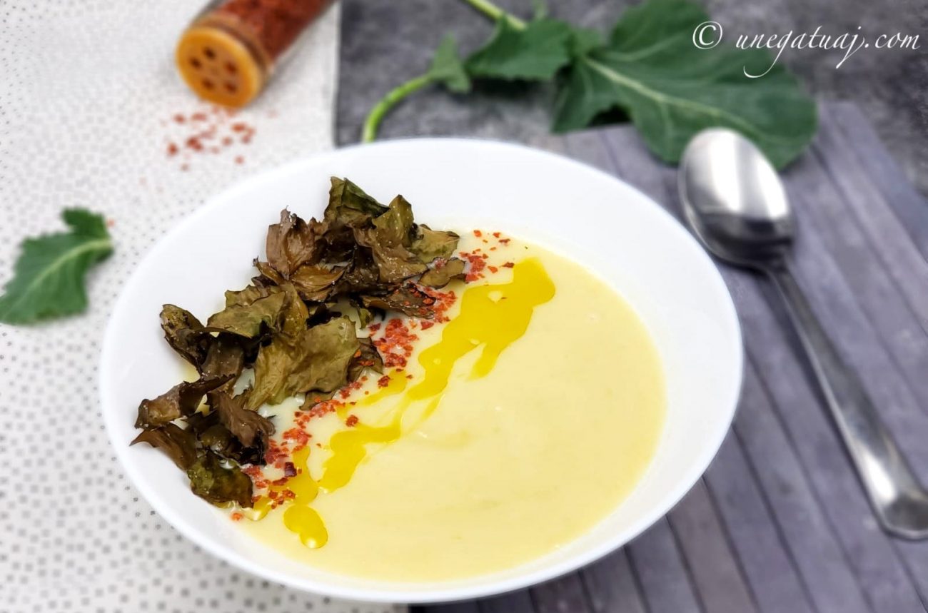 Supë krem me rrepë lakër (Kohlrabi)