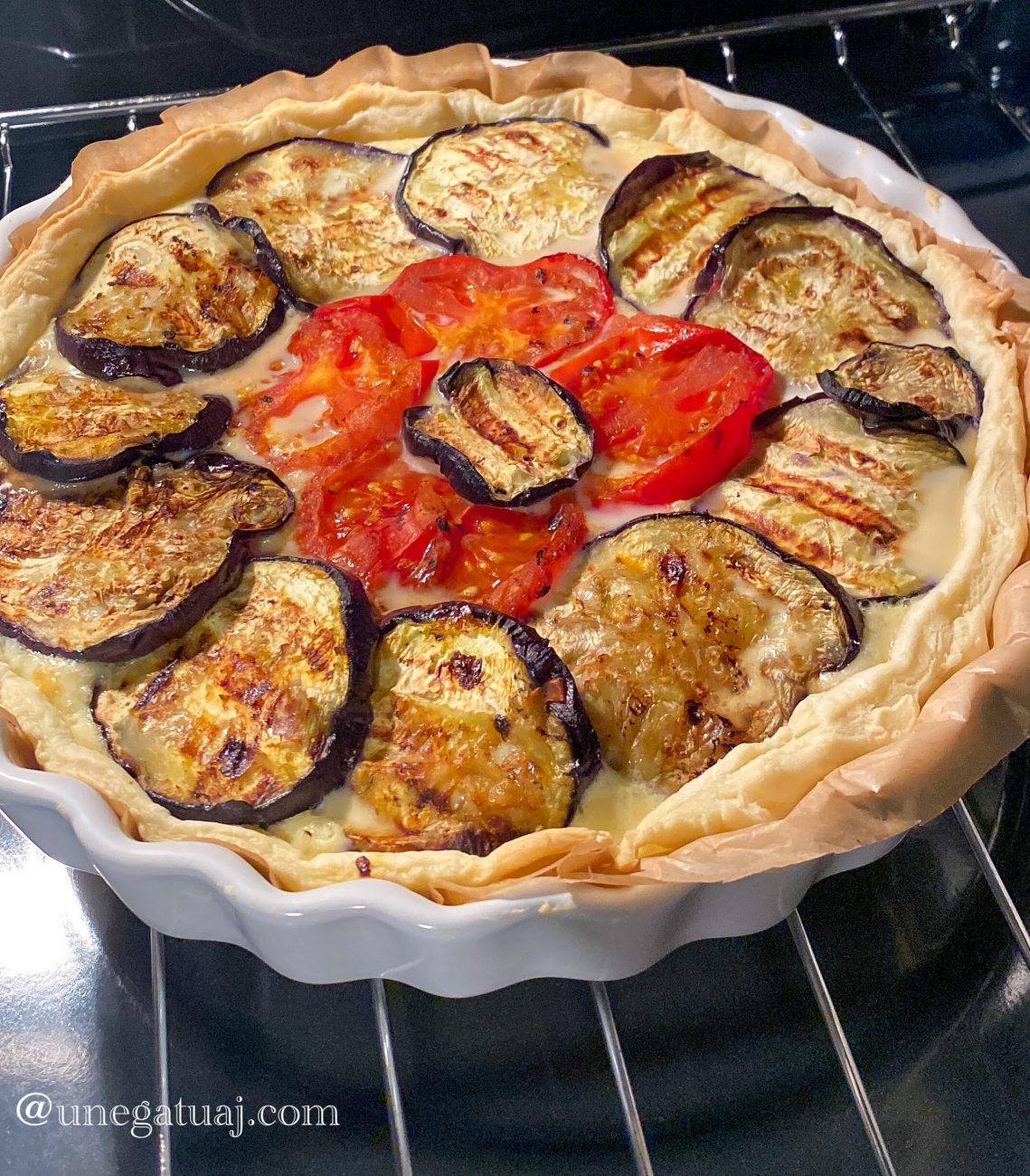 Petë sfoljatë me perime zgare