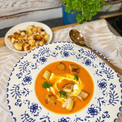 Supë kremoze me kungull të pjekur Supë kremoze me kungull të pjekur